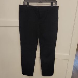 Banana Republic Black Dress Pants Straight-Leg